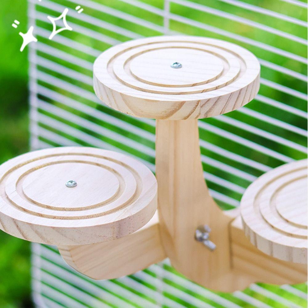Wear Resistant Parrot Play Rack Bite Resistant Bird Training Stand Parrot Cage