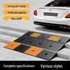 Rubber-Plastic Anti-Slip Speed Bump Curb Ramp Mat for Cars