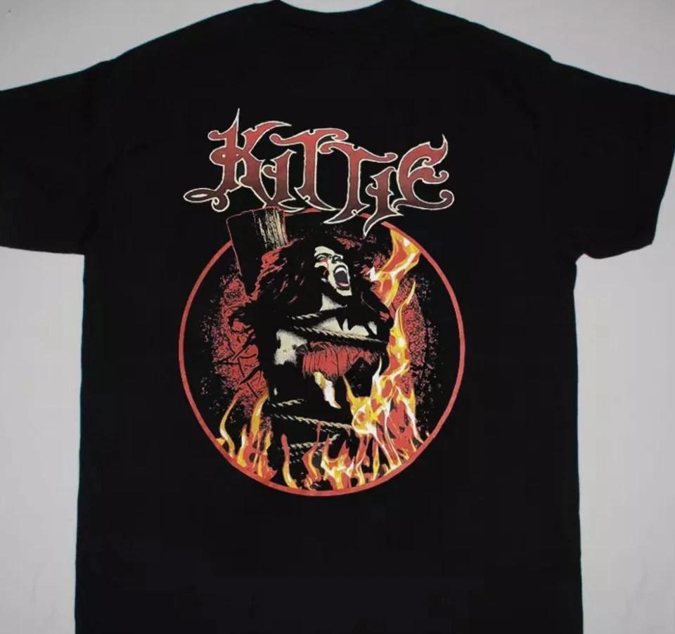 Kittie Band Подарок для фанатов Черная унисекс футболка Все размеры от S до 5XL SN246 Унисекс футболка