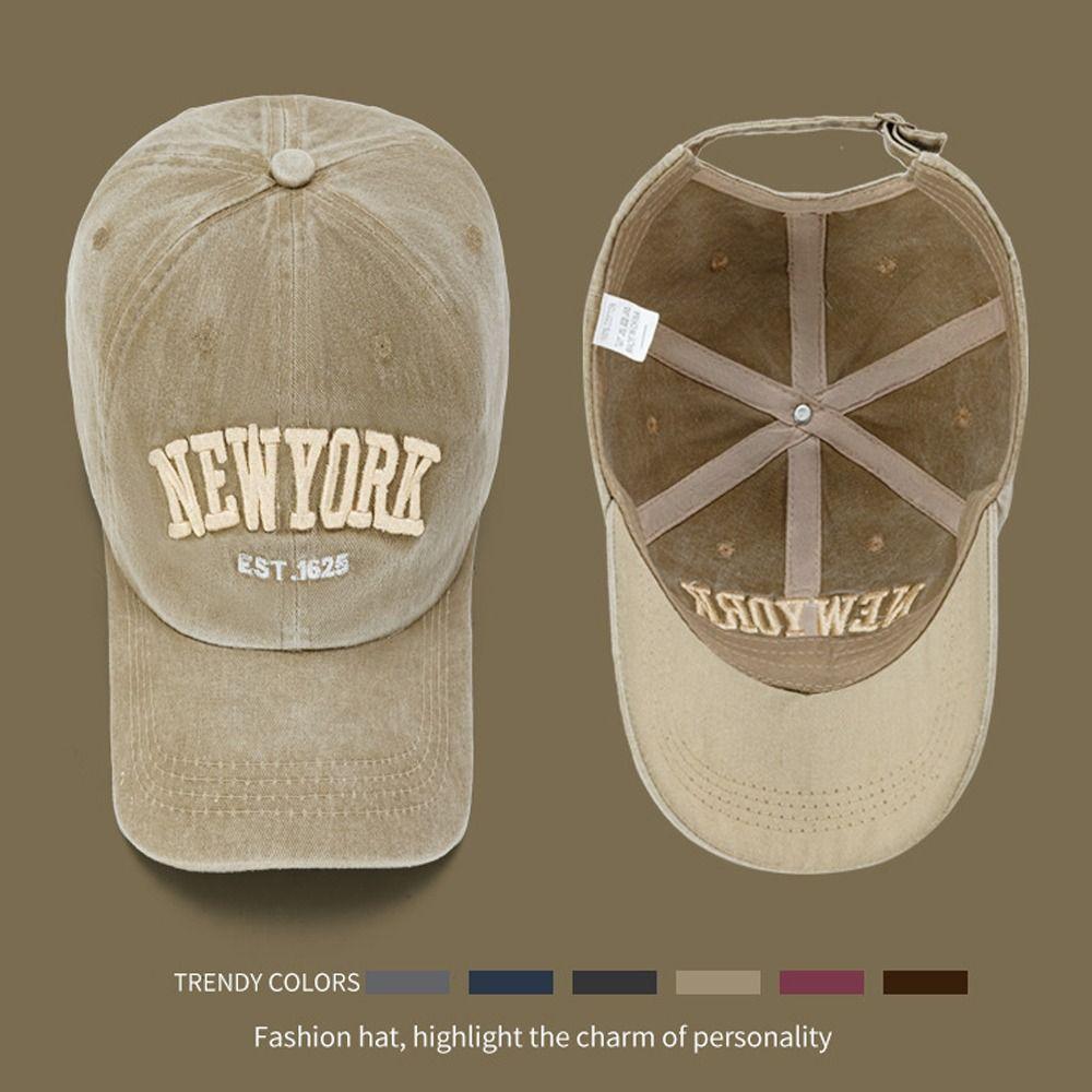 NEW YORK Letter Embroidery Baseball Caps Quick-drying Trucker Caps Fashion Sun Hats