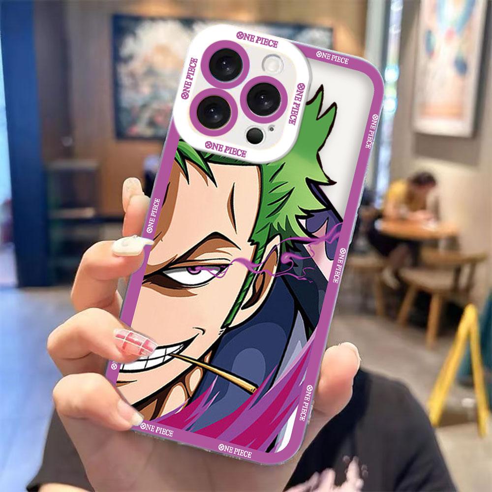 Anime One P-Piece Luffy Zoro Clear Phone Case For Samsung A72 A71 A57 A56 A55 A53 A52 A51 A36 A35 A33 A32 A26 A24 A23 A22 Case