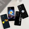 Космический Планета Звезды Луна Чехол Для Samsung Galaxy S24 S23 S22 S21 Ultra S20 FE Note 20 10 Plus S8 S9 S10 Задняя крышка