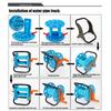 1pcs G1/2 Garden Water Hose Rack Gardening Waterpipe Cart Storage Car Washer Tool for 25m Hose