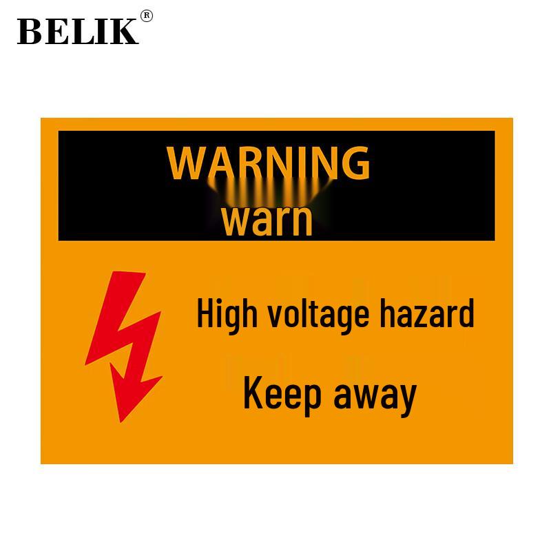 BELIK High Voltage Danger Warning Sign