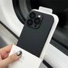 Цветной Ультратонкий Матовый TPU Чехол для For Iphone 16 1 14 Plus 13 12 17 Pro Max Защита Камеры из Стекла Ударопрочный Тонкий Чехол
