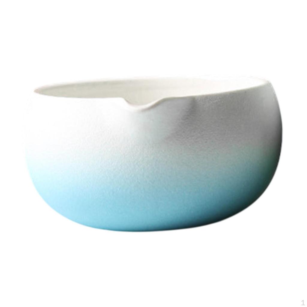 Керамическая чаша для матча с носиком для смешивания чая для домашнего офиса