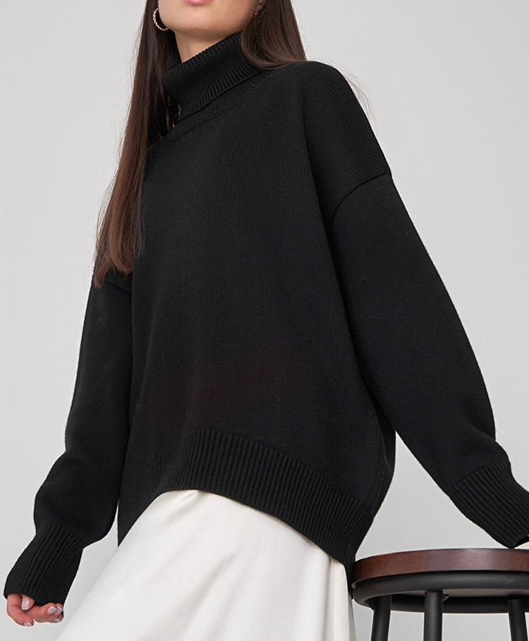 Женский свитер оверсайз, зеленый винтажный пуловер, джемпер, женский зимний толстый теплый вязаный свитер, мягкая белая водолазка для женщин