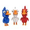 Конструктор MOC Гусь Гусь Утка - Синий, Белый, Красный - Совместим с Lego Мелкие Детали