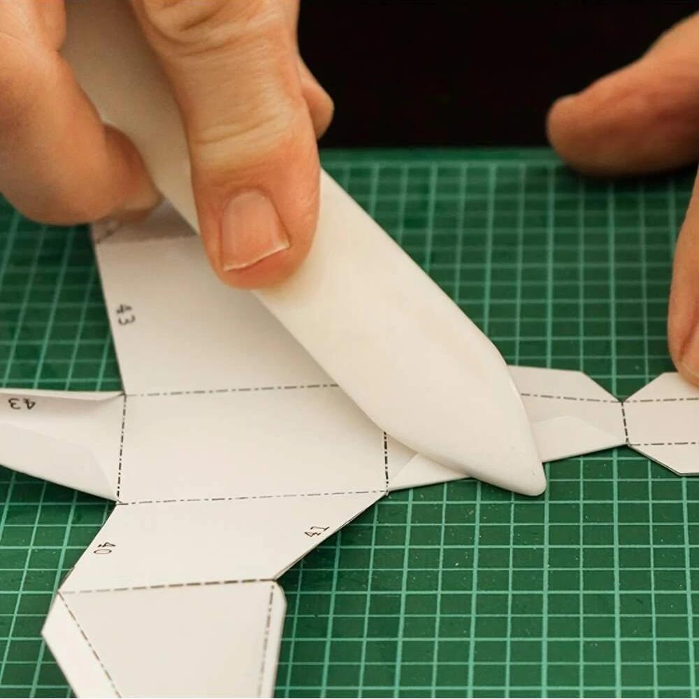 Инструмент для биговки папок, Инструмент для биговки бумаги, DIY Биговка, Пластиковая костяная биговка, Складывание, Биговка, Скрапбукинг, Инструмент для изготовления ручных книг, Инструмент для изготовления открыток