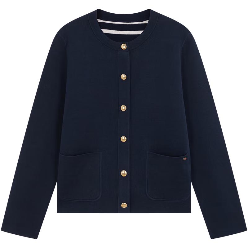 Tommy Hilfiger Женский двусторонний вязаный кардиган с круглым вырезом