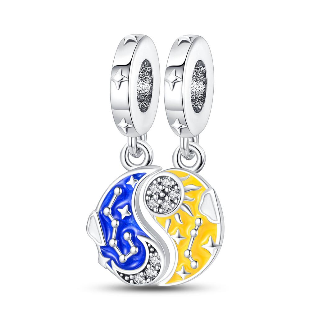 925 Silver Accessories Pendant Bead Ornament Christmas Snowman DIY Bead Bracelet Necklace 2026