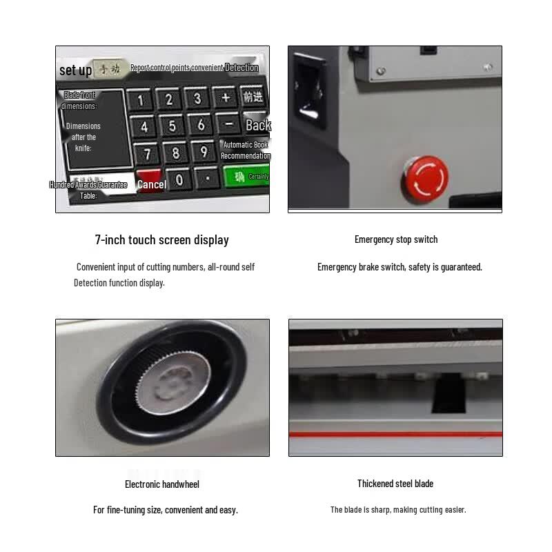 KEMEI CQ-6046 Electric Program-Controlled Paper Cutter CN plug (adapter included)