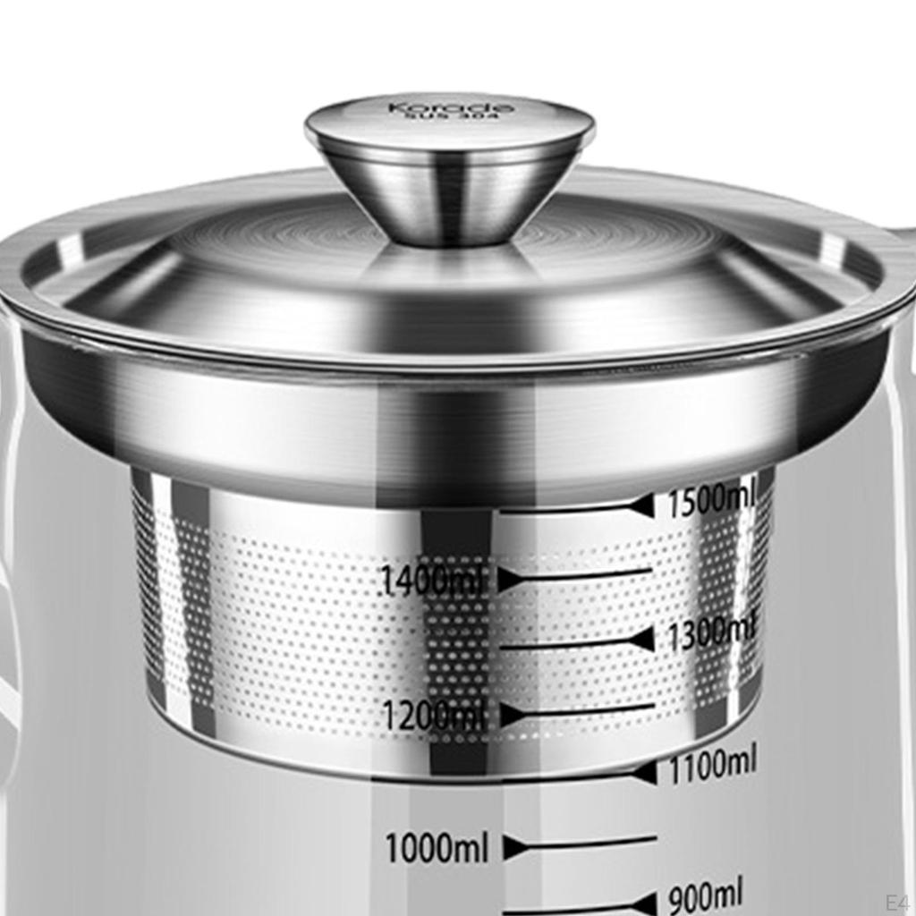 Glass Tea Infuser Pitcher for Beverages