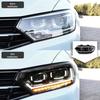 Светодиодная фара в сборе для VW Bora 16-19: Модифицированная ксеноновая линза, ДХО и динамические поворотники
