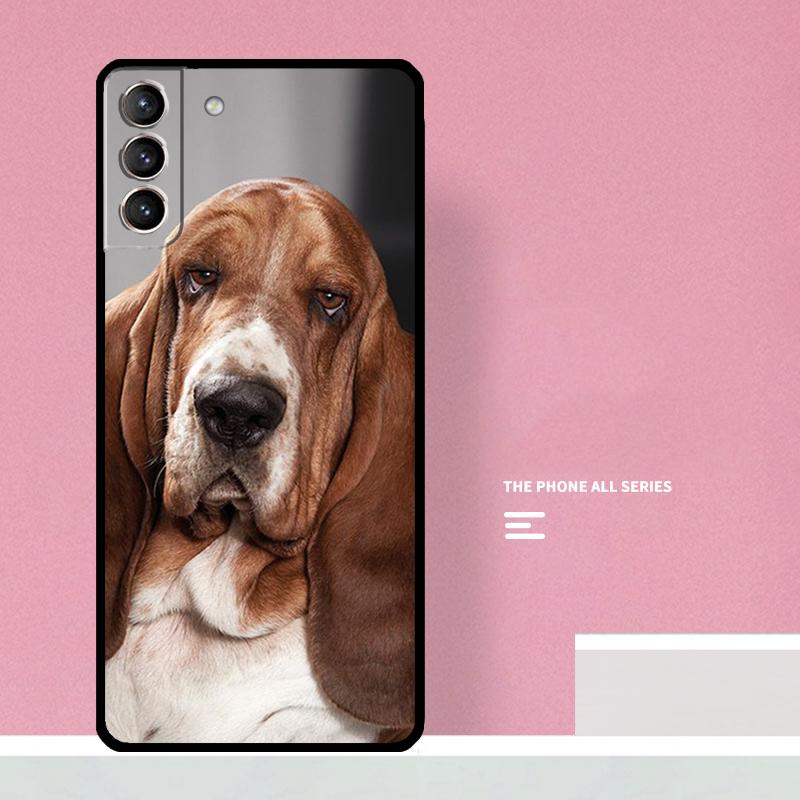 Чехол для телефона с изображением собаки Бассет-хаунд для Samsung Galaxy S25 S26 Ultra S20 S21 S22 S23 S24 S10 Plus S25 FE Чехол Coque