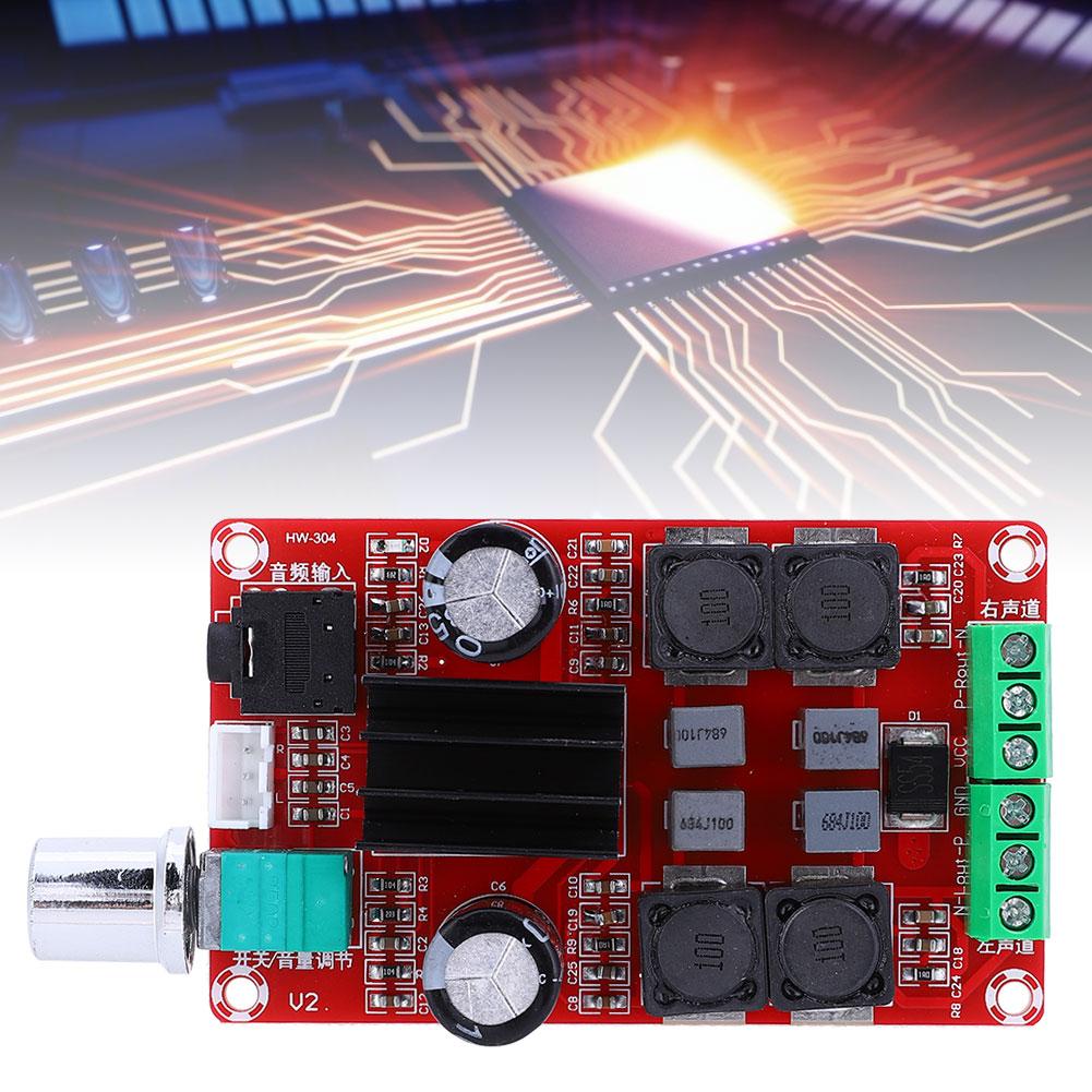 Плата цифрового усилителя Аудиоаксессуар Высококачественный 2 x 50 Вт Двухканальный Стерео TPA3116D2