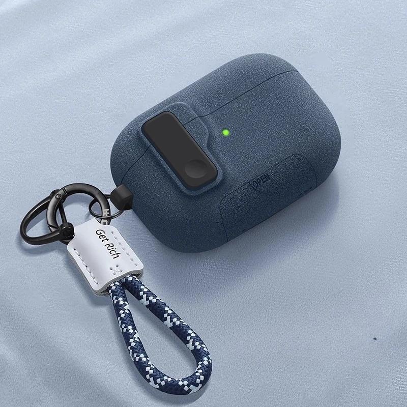 Для AirPods 5 4 3 1/ 2 Чехол с надежной фиксацией для AirPods Pro 2 Pro 3 Силиконовый с подставкой для телефона Ударопрочный Защитный чехол для наушников
