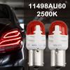 Car Light LED-AMBER Ultinon Pro6000 PY21W P21W 11498AU60 For Philip