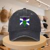 Scottish Thistle Flag Baseball Cap for Unisex Unisex Adjustable Casual Hat Spring Autumn Travel Seaside Vacation Cap