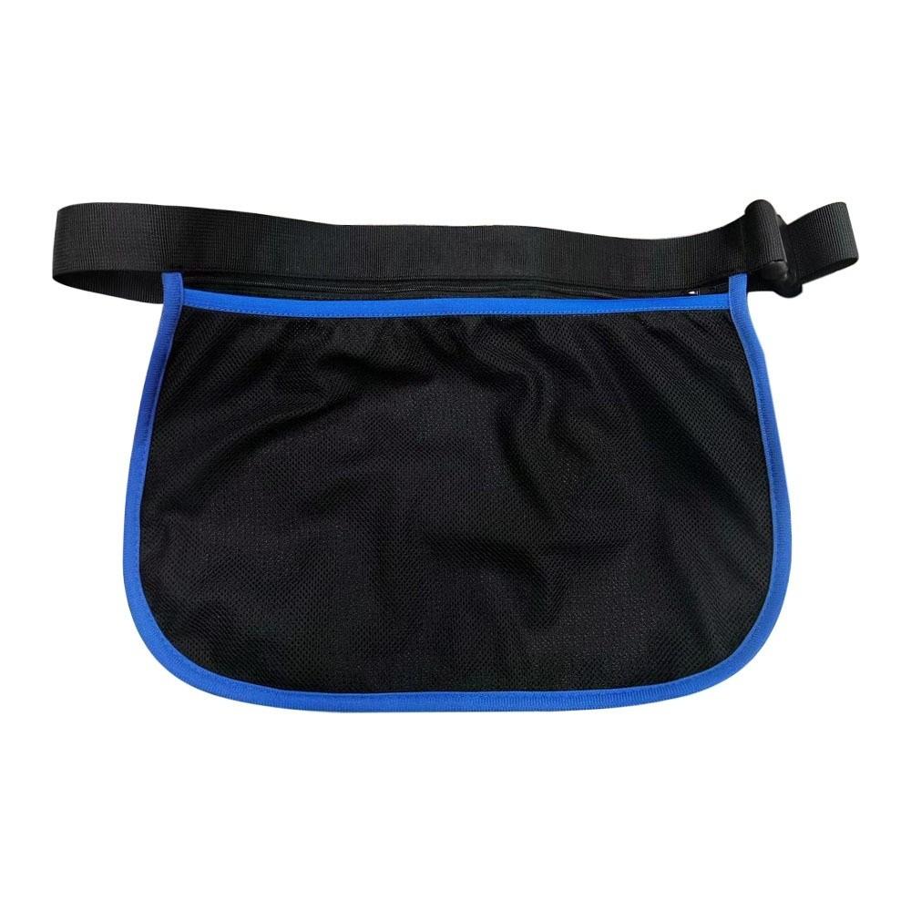 High Elasticity Tennis Ball Holder Bag Mesh Material Adjustable Band Ball Waist Pouch Elastic Fabric Breathable