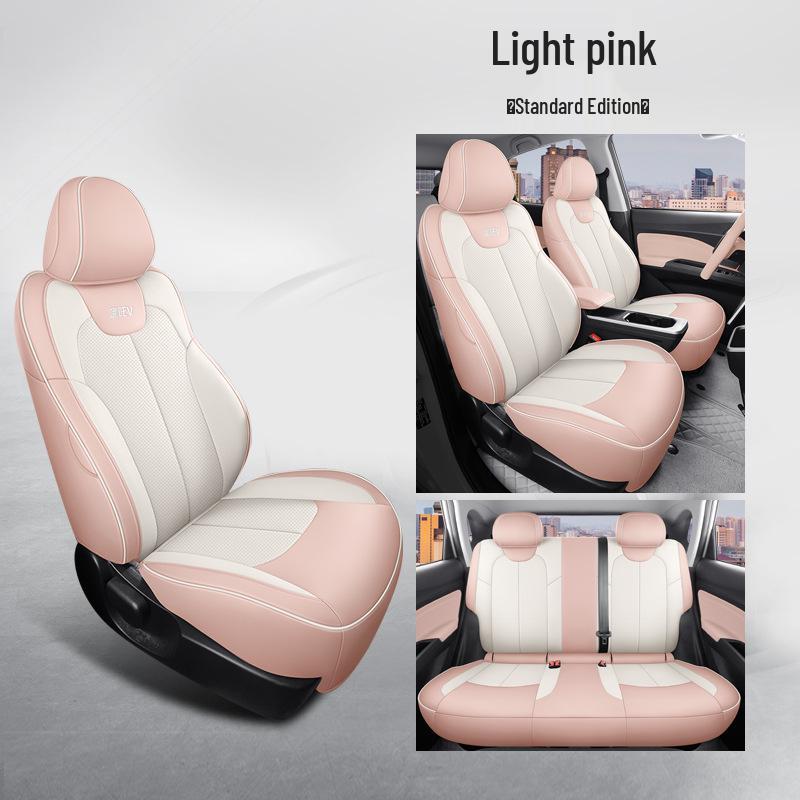 Nezha V Full Leather Car Seat Cushion Set - Universal, Four-Season, Five-Seat Model