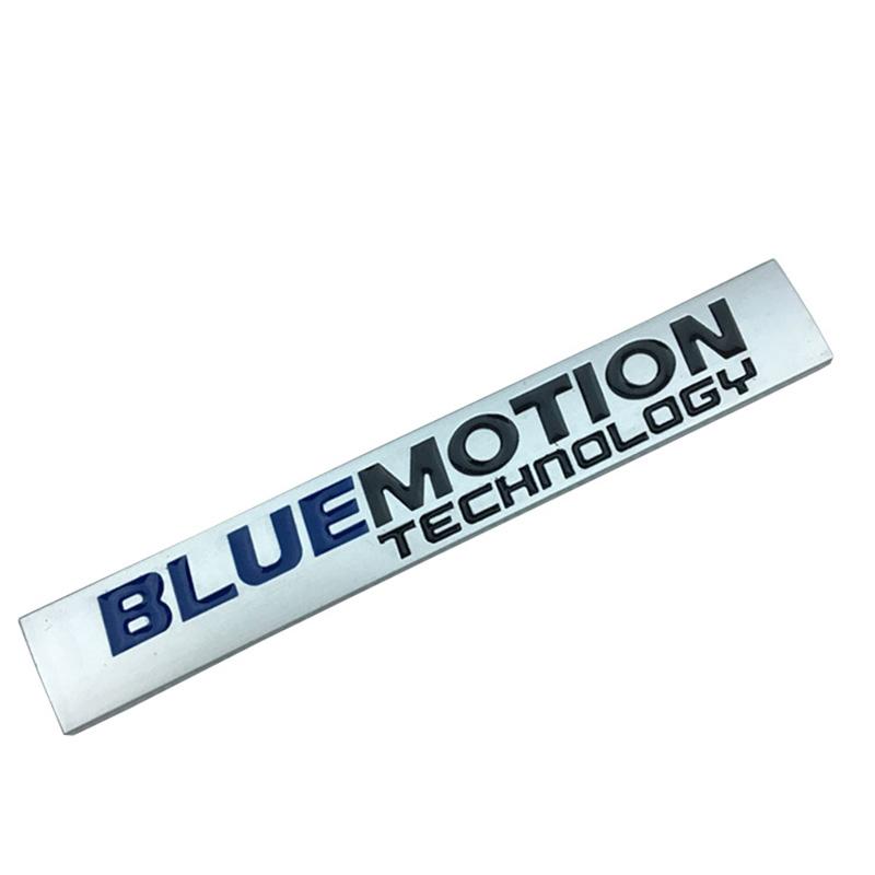 NBE1 3D Metal Car Rear Trunk Front Grill Badge Logo Bluemotion Emblem Stickers For Volkswagen VW Golf 7 TDI MK7 POLO Passat B8 B6