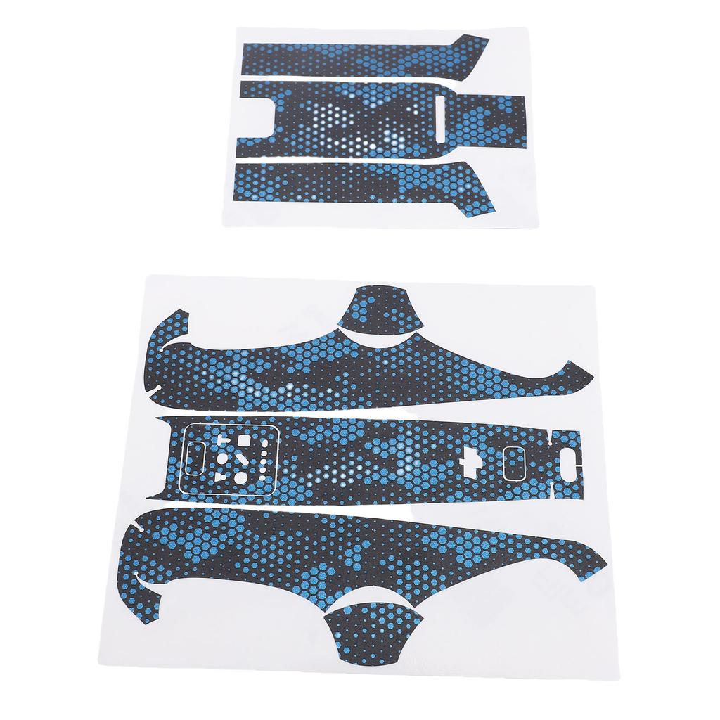 Наклейка на кожу дрона, износостойкая защита, ПВХ, синяя, в виде змеиной чешуи, стильная наклейка, украшение на кожу