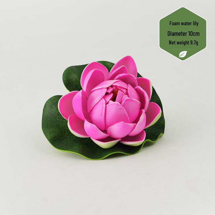 Искусственные листья и цветы лотоса для декора аквариумов и гостиных