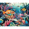 Oil Painting By Numbers Underwater World DIY Pictures By Number Animals Kits Art Gift Home Decor Drawing On Canvas