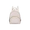 Jaycee Classic Рюкзак на молнии с монограммой из ПВХ Мини-рюкзак женский Светло-кремовый 35T2G8TB1B-LT-CRM-MULTI