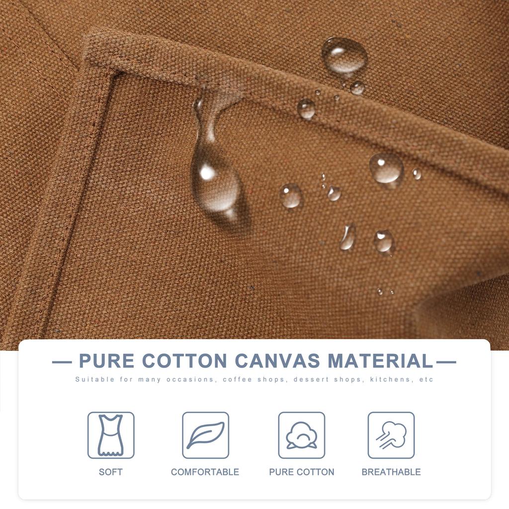 Рабочий фартук Фартуки для гриля для мужчин Подарки для мужчин Холщовые фартуки для барменов Домашние и женские