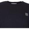 STONE ISLAND Мужская футболка с круглым вырезом и короткими рукавами с логотипом, топ, темно-синий, 801523757-A0020