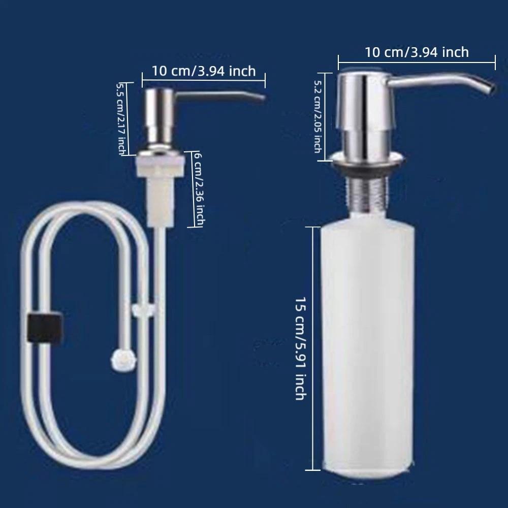 Refillable Liquid Soap Dispenser Pump Hand Pressure Liquid Dispenser Kitchen Sink Accessories