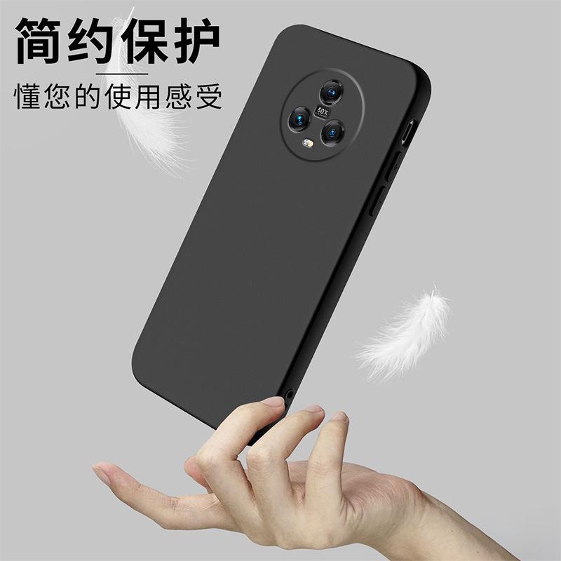 Применимый чехол для мобильного телефона Honor magic1, защитный чехол Honor, жидкий мягкий силикон, всесторонний, противоударный, мужская и женская оболочка