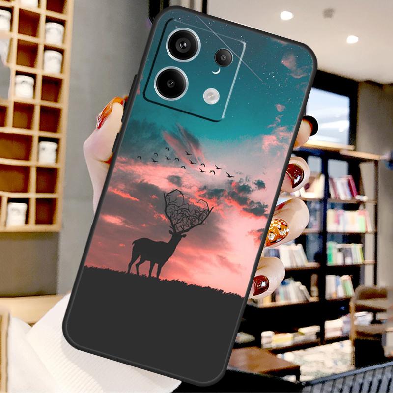 Deer For Xiaomi Redmi Note 13 Pro 9 10 11 12 14 15 Pro Plus Case For Redmi 15 12C 13C 14C 10C 15C