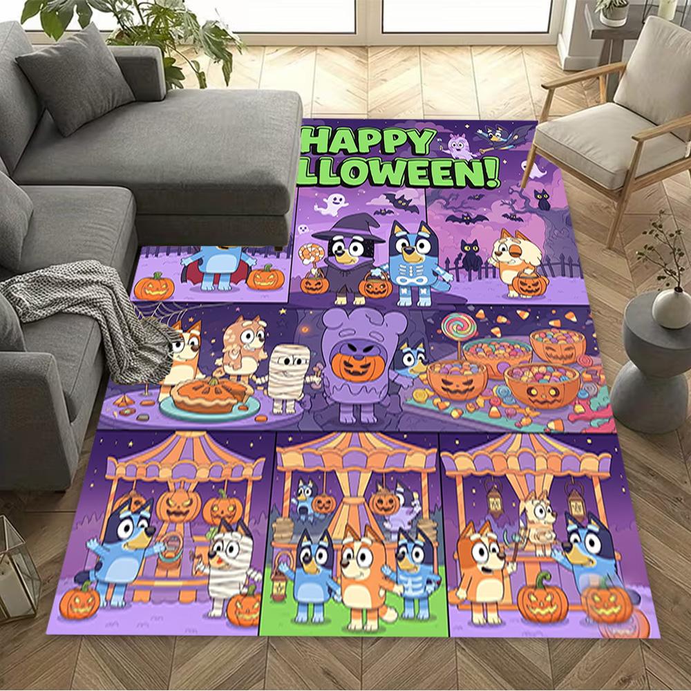 Halloween Fun Parade Carpet Perfect for Balcony Entryway Game Room Foyer Anti-slip Rug Anime Office Decor Perfect Gift for Women/Men