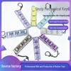 Брелок-клавиша Color Switch: Прозрачные цветные клавиши для снятия скуки пальцами