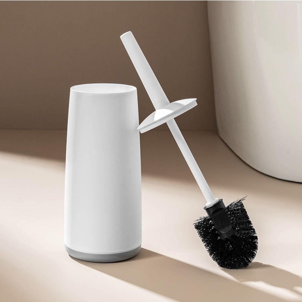 Standing Base Toilet Brush With Base Long Handle Bathroom Cleaning Tool Toilet Cleaning Brush Home