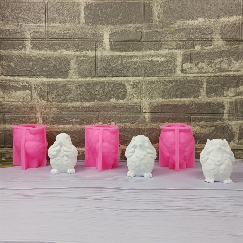 3D Силиконовые формы для свечей в виде птиц для ручной работы, формы для мыла, конфет, шоколада, домашнего декора, силиконовые формы для эпоксидной смолы