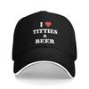 Titties And Beer Funny Sandwich Caps Unisex Baseball Cap St Patricks Day  Sandwich Hat Adjustable Snapback Cap Summer Hat