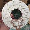 Деревянный инструмент для мелодий Портативный музыкальный инструмент Колесо аккордов Круг квинт Музыка колеса аккордов