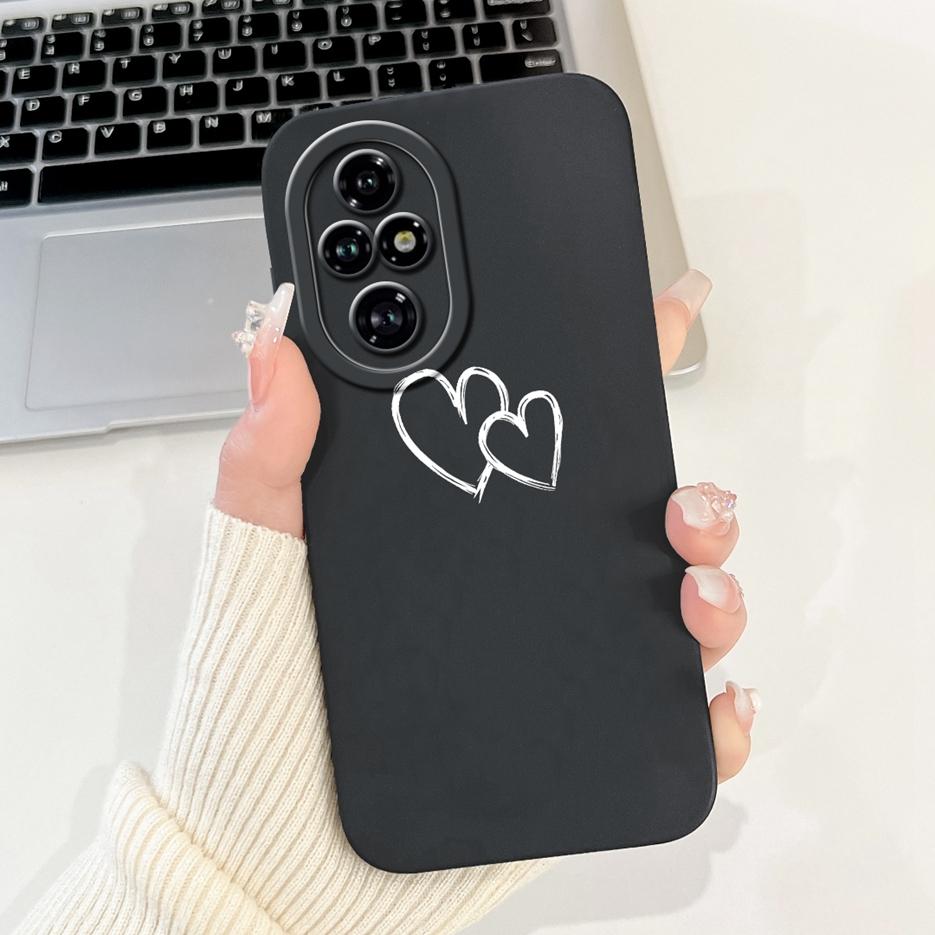Чехол для Honor 200 Pro Стильный чехол с конфетным рисунком Полная защита камеры Чехол для телефона Для Honor 200 Lite Honor200 Smart Мягкие чехлы