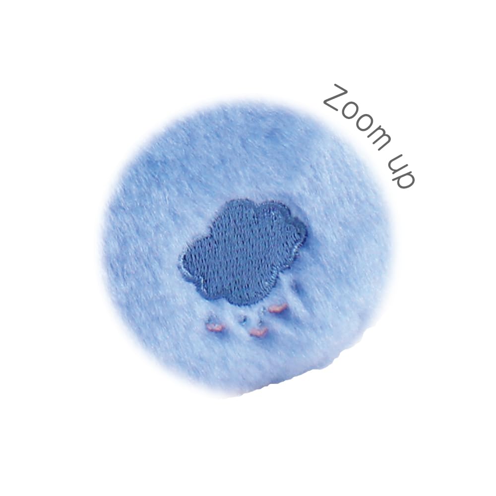 Tees Factory Плюшевая игрушка Care Bears Ворчун с карабином, застежкой-молнией, CB-5544238GP