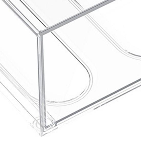 Акриловый Органайзер для Хранения Прозрачный Органайзер с Выдвижными Ящиками Пылезащитный Органайзер для Косметики Очки Чай Кофе Канцелярские Принадлежности Настольный Контейнер для Хранения