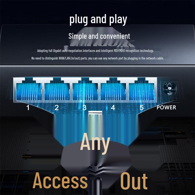 Woopu Gigabit Ethernet Network Switch