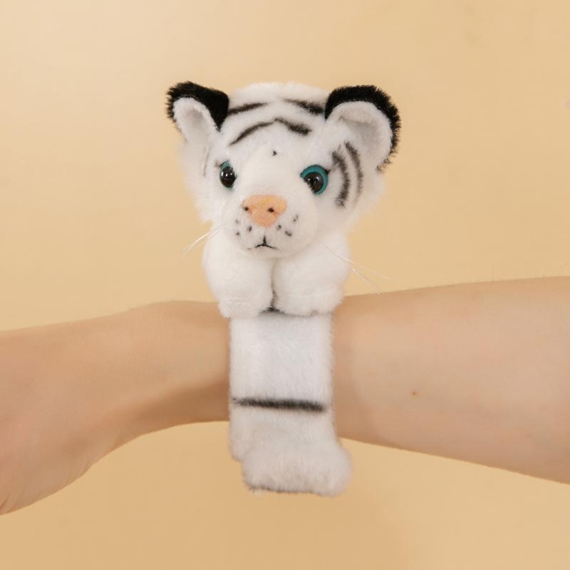 Internet celebrities with the same zoo souvenir Pop Panda White Tiger Yellow Tiger doll bracelet hand puppet arm magnet toy