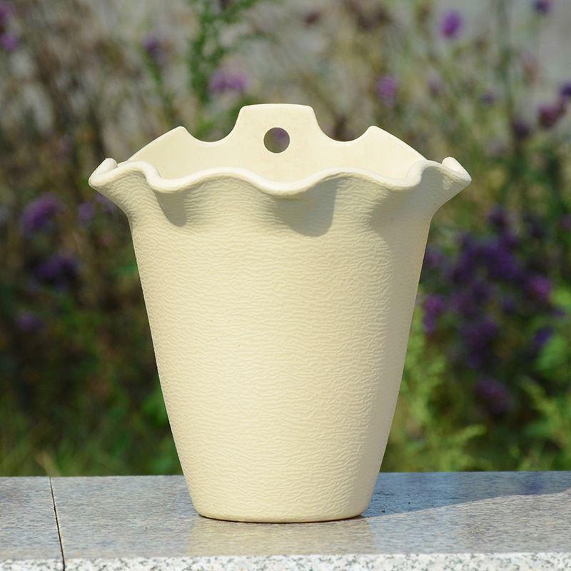 Яркий пластиковый подвесной горшок для цветов для украшения сада или стены балкона