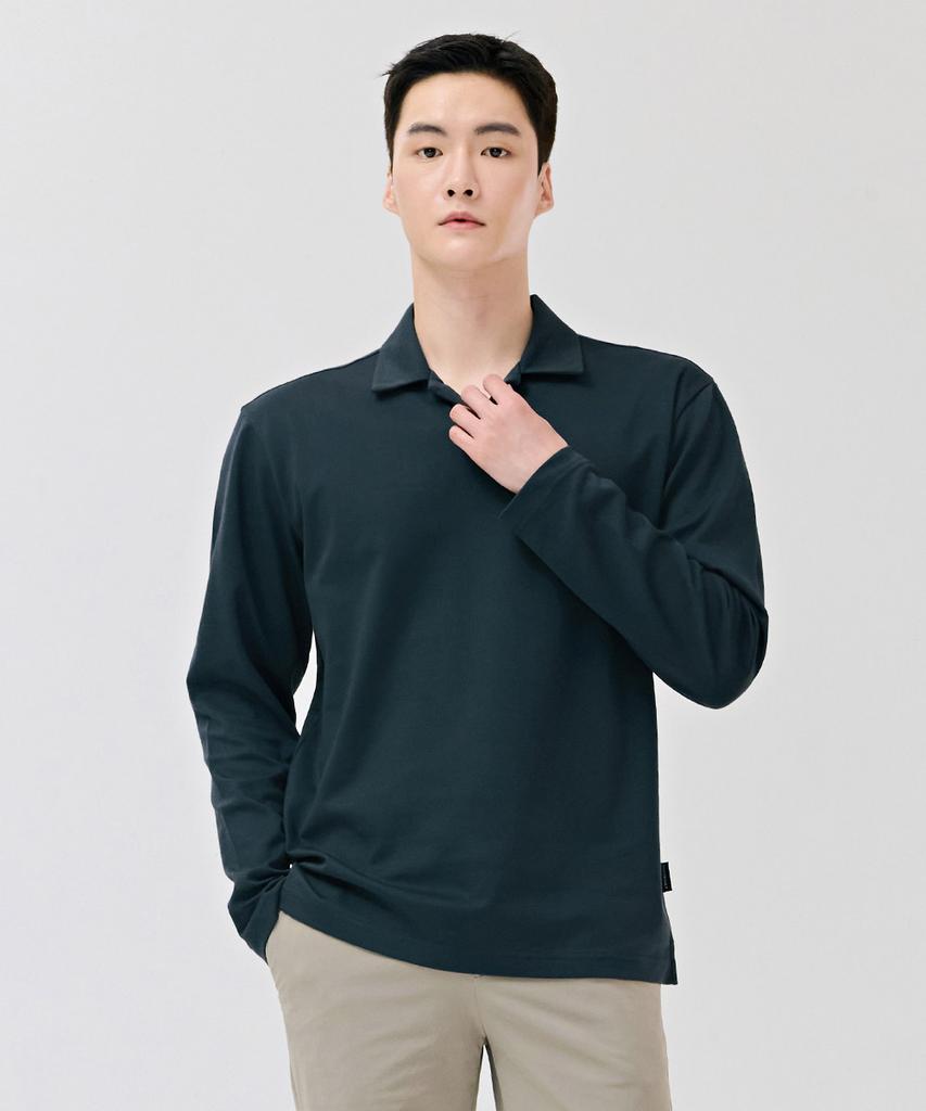 CHASECULT Men'S Open-Neck Collared T-Shirt-Dezk5106B0G