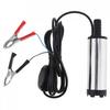 Погружной электрический насос DC 12V 24V 38MM, портативный мини-насос для автомобиля, подходит для топливного насоса дизельного топлива, насосы для бочек с водой и маслом, с 2 зажимами типа "крокодил"