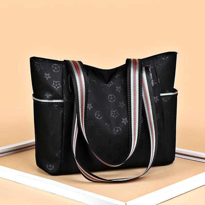 Женская водонепроницаемая сумка большой емкости из ткани Оксфорд, нейлоновая парусиновая сумка на плечо, сумка-тоут